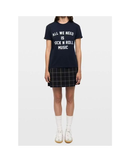 Zadig & Voltaire Blue T-Shirts