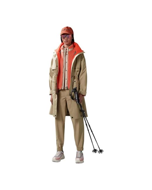 Moncler Natural Cropped Trousers