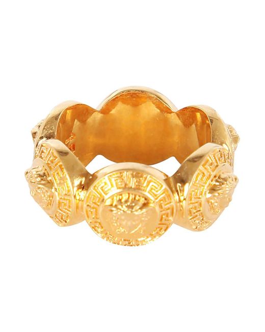Versace Accessoires ,Geel ,Ring in het Metallic