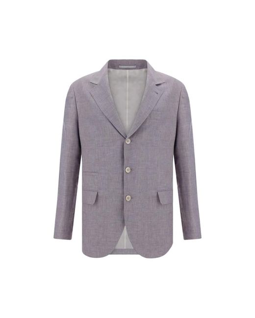 Blazers Brunello Cucinelli de hombre de color Purple