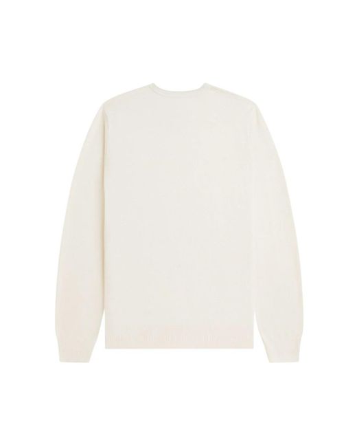 Fred Perry Sweatshirts in het White voor heren