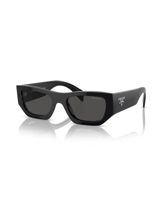 Prada Gray Pra01S Symbole Sunglasses