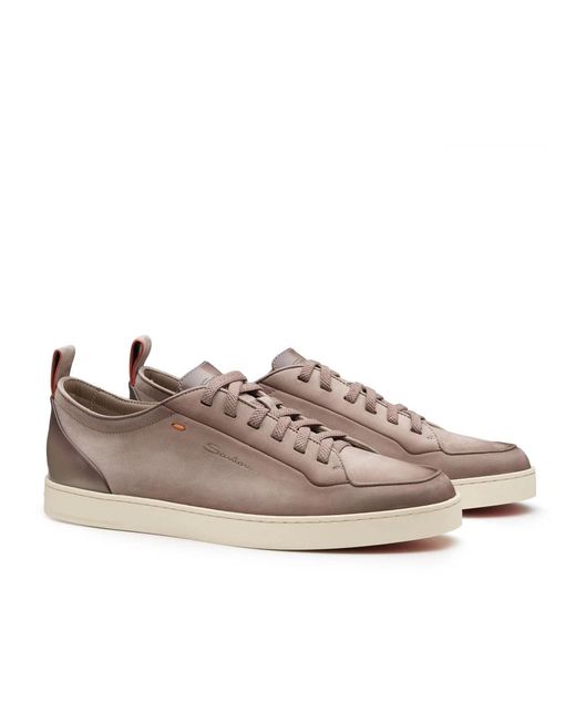 Santoni Brown Sneakers for men