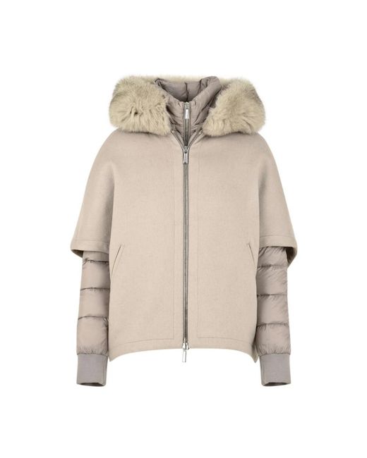 Jackets > down jackets Moorer en coloris Natural