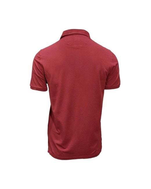 Polos Fedeli pour homme en coloris Red