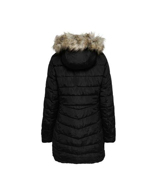 ONLY Black Schwarze Kapuzenjacke Für Frauen