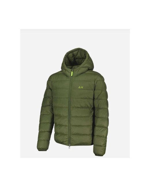 Sun 68 Green Down Jackets for men