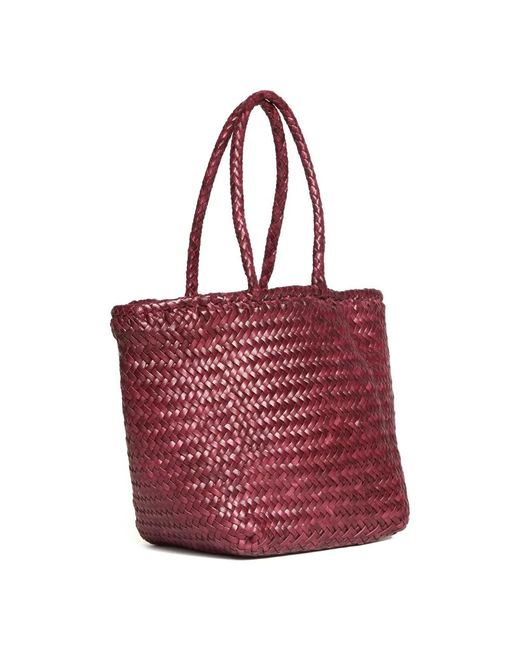 Dragon Diffusion Red Tote Bags
