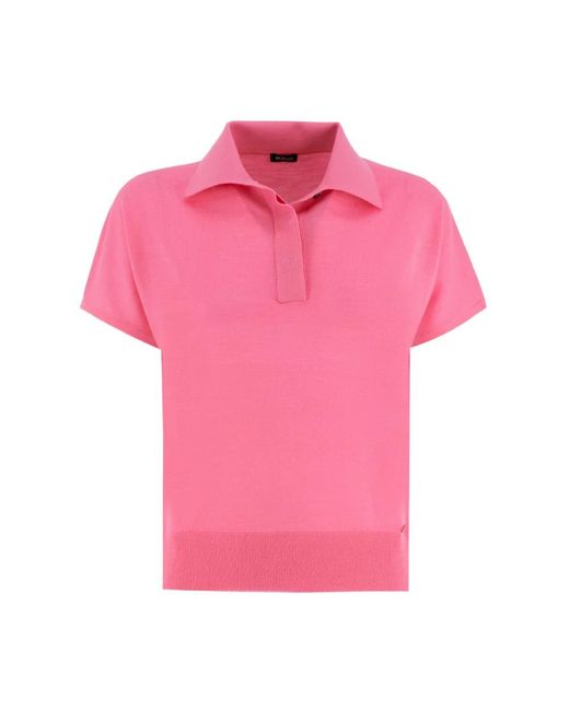 Kiton Pink Polo Shirts
