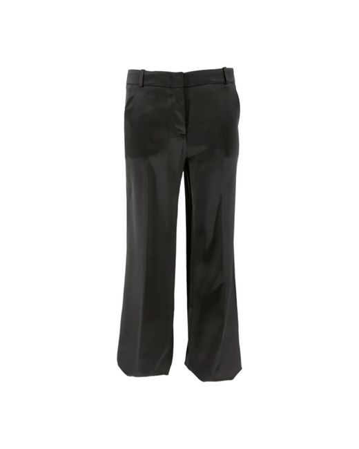 Kiltie Black Wide Trousers