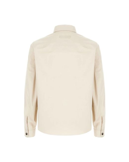 Zegna White Light Jackets for men