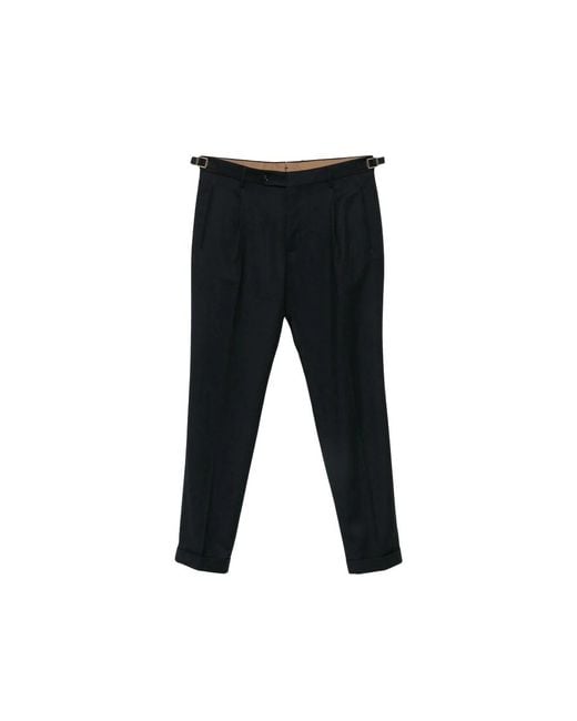 Berwich Black Suit Trousers for men