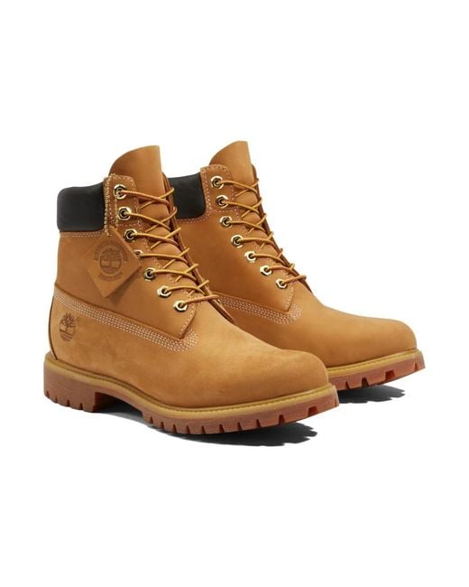 Timberland Brown Lace-Up Boots for men