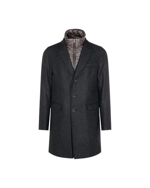Herno Single-Breasted Coats in het Black voor heren