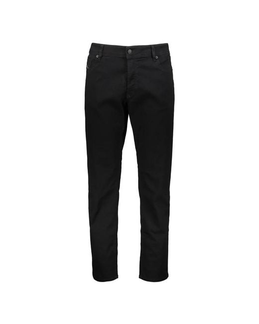 DIESEL Black Slim-Fit Jeans for men