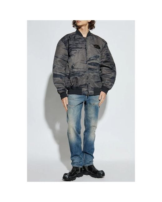 DIESEL Jassen ,Grijs ,Polyester Jas J-Kepes-Dlbz in het Gray voor heren