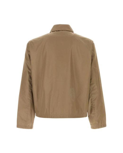 Prada Re-Nylon Short Zip Jacket in het Green voor heren