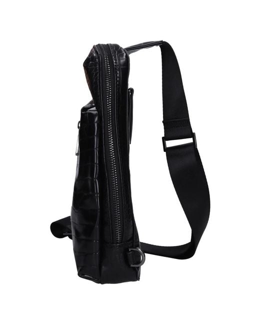 Guess Black Cross Body Bags for men