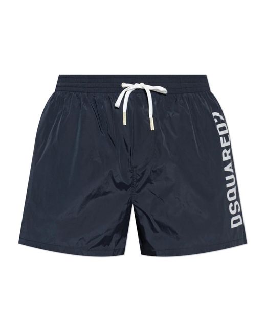 DSquared² Badmode ,Blauw ,Zwemshorts in het Blue voor heren
