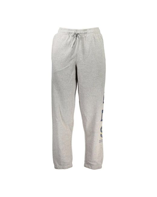 Vans Broeken ,Grijs ,Sportieve Grijze Trainingsbroeken Met Elastische Taille in het Gray voor heren