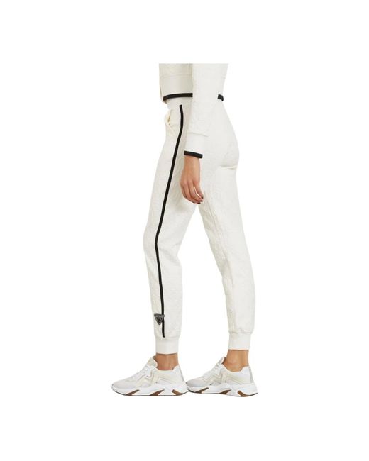 Trousers > sweatpants Guess en coloris White
