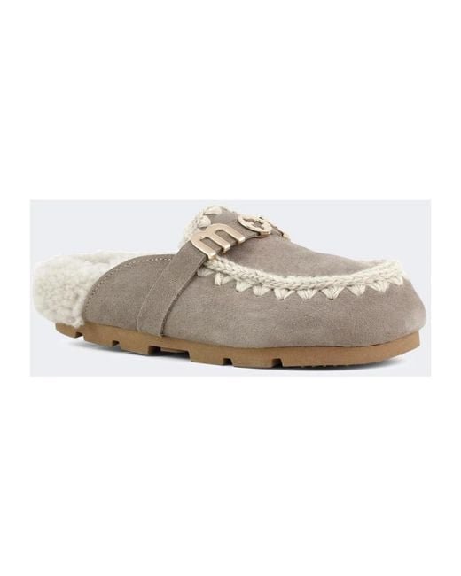 Mou Gray Slippers