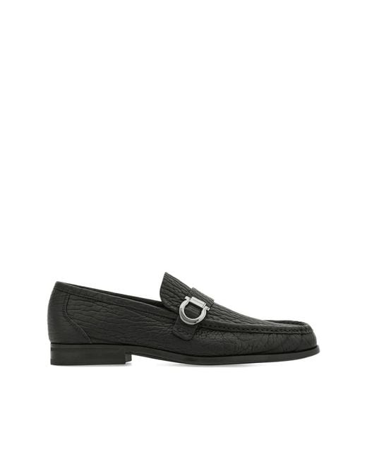 Ferragamo Black Loafers for men