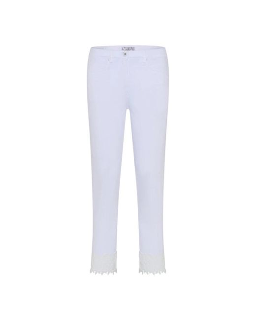 Brax Blue Cropped Jeans
