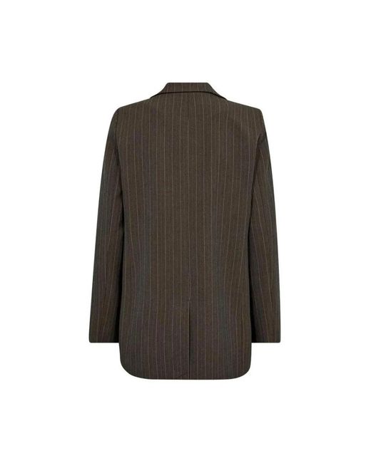 Blazers co'couture de color Brown