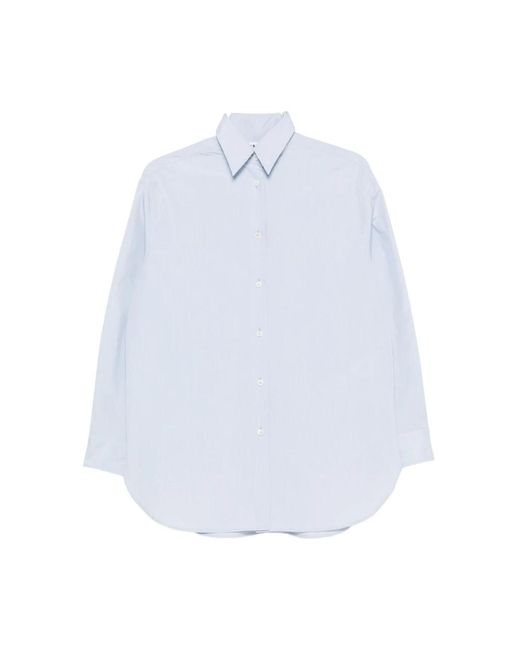 Jil Sander Button-Down Shirt in het White