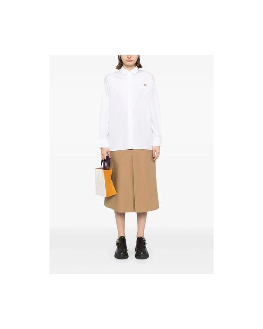 Maison Kitsuné White Shirts