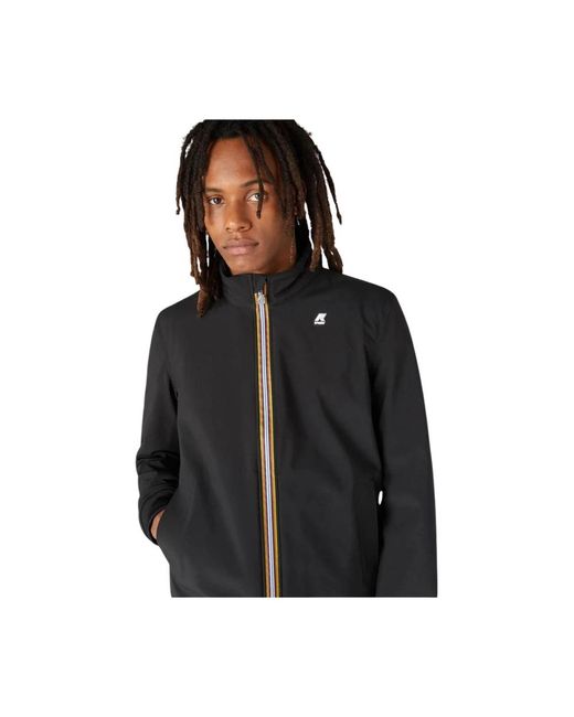 Wind Jackets K-Way pour homme en coloris Black
