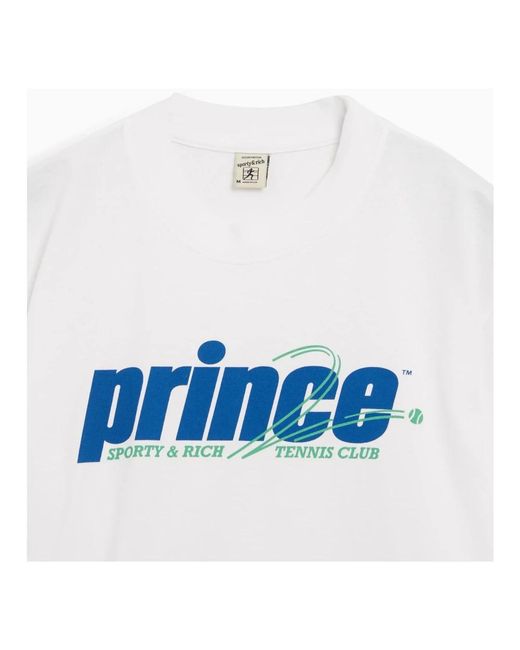 Sporty & Rich White T-Shirts for men