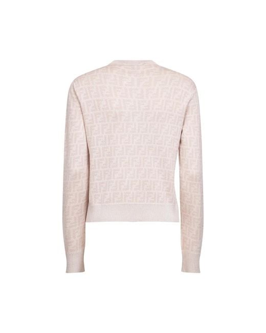 Fendi Pink Cardigans
