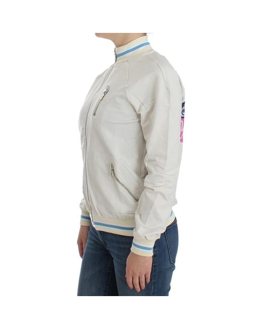 John Galliano White Zip-Throughs