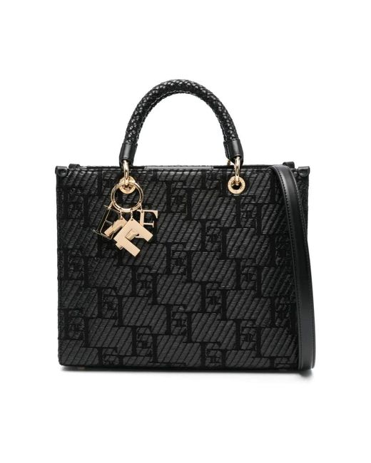 Elisabetta Franchi Black Schwarze Tasche Bs26A42E2 100