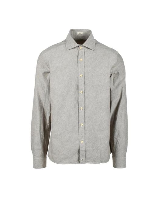 Camicia in cotone di Sonrisa in Gray da Uomo