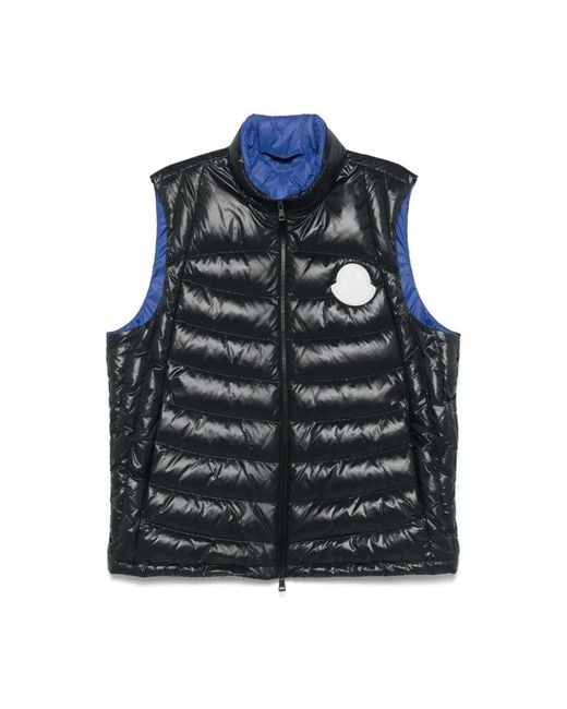 Vests di Moncler in Blue da Uomo
