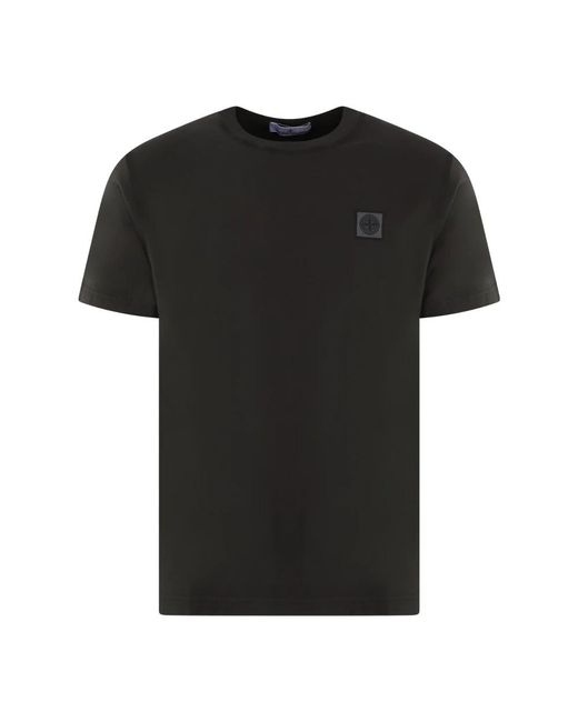 Stone Island Black T-Shirts for men