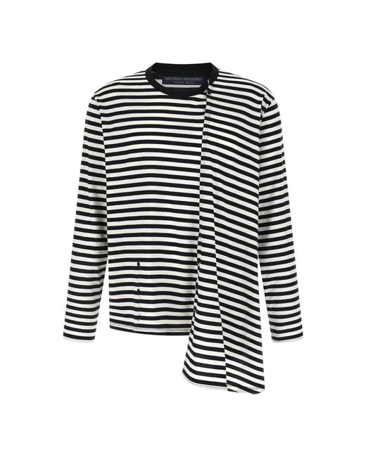 Yohji Yamamoto Black Long Sleeve T-Shirts for men