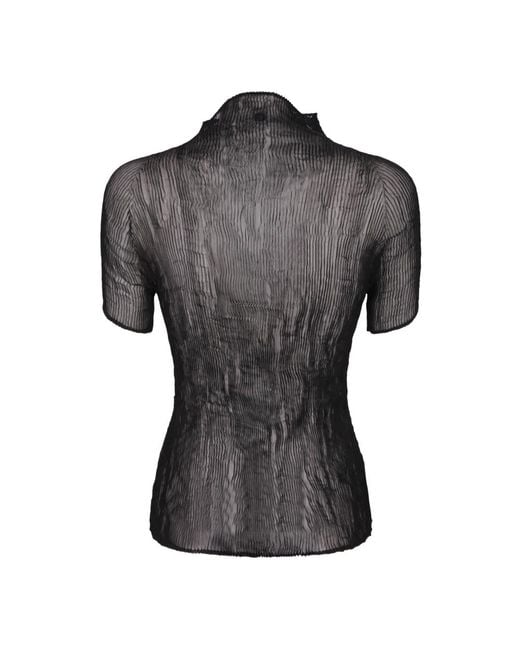 Issey Miyake Gray Blouses