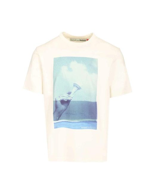 Barbour T-Shirts in het Blue voor heren