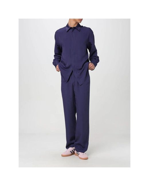 MSGM Blue Sweatpants for men