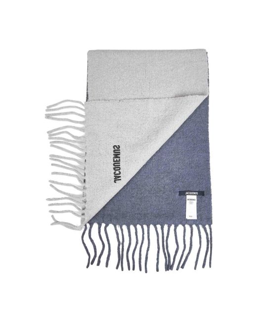 Jacquemus Gray Winter Scarves for men