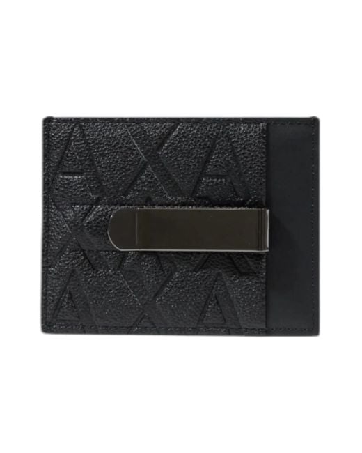 ARMANI EXCHANGE Black Wallets & Cardholders for men