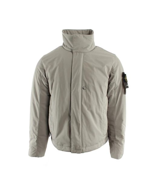 Stone Island Gray Light Jackets for men
