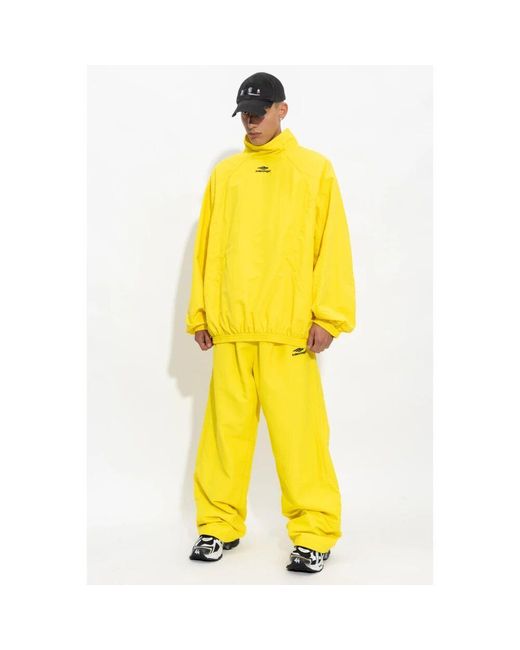 Balenciaga Track Jacket in Yellow für Herren
