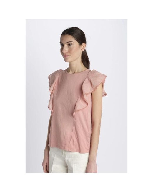 Attic And Barn Pink Blouses