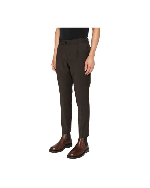 BE ABLE Black Slim-Fit Trousers for men