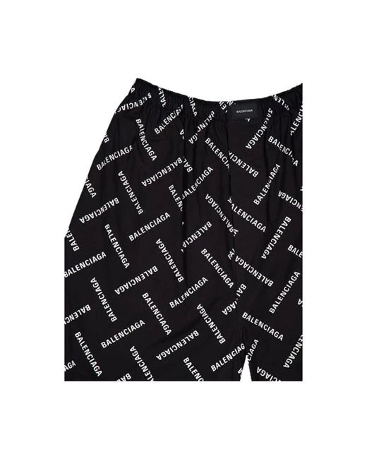 Wide Trousers Balenciaga de hombre de color Black